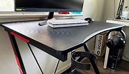 Gaming Desk - 31 inch Workstation with Carbon Fiber
