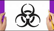 How to draw the biohazard symbol (used also in State of Survival game)