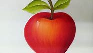 Pintura En Tela Como Pintar Una Manzana /How To Paint An Apple
