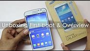 Samsung Galaxy Grand 2 Unboxing First boot & hands on Overview