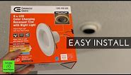 How to Select and Install Retrofit LED Recessed Lights | Commercial Electric 6 Inch