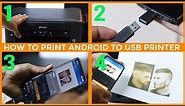 How to print from Android to USB port Printer