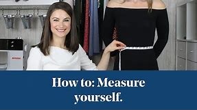 How To: Measure (Bust, Waist, Hip)