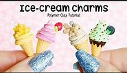 Ice-Cream Waffle Cones │ 4 in 1 Polymer Clay Tutorial