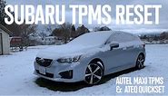 How to Reset Subaru TPMS