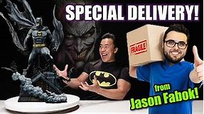 SPECIAL DELIVERY from JASON FABOK!!! Original Art, Comic Books, Statues!