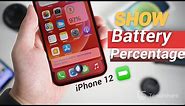 [Newest Tips] How to Show Battery Percentage on iPhone 12/12 Pro/12 Mini