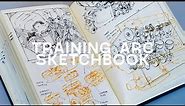 Sketchbook Tour - The Training Arc Sketchbook