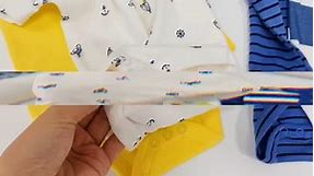 Chamie Newborn Baby Bodysuit 5-Pack Short Sleeve Baby Boy Onesies