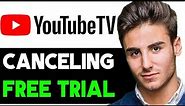HOW TO CANCEL YOUTUBE TV FREE TRIAL 2024! (FULL GUIDE)
