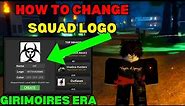 How To Make Squad and Change Logo In Roblox Grimoires Era