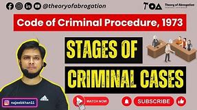 Step by step stages of criminal cases || CrPC || Judiciary || PO