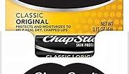 ChapStick Classic (1 Box of 12 Sticks, 12 Total Sticks, Original Flavor) Skin Protectant Flavored Lip Balm Tube, 0.15 Ounce Each, 12 Count (Pack of 1)