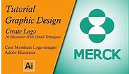 Tutorial How To Make Merck Logo With Adobe Illustrator Corel