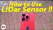 iPhone 14 Pro Max & iPhone 14 Pro How to Use LiDar Sensor (ALL You Need to Know)