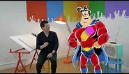 How to draw SUPERHEROES! 'ART MAN' PILOT EPISODE!