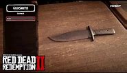 RED DEAD REDEMPTION 2 - HUNTING KNIFE (WEAPONS & WEAPON CUSTOMIZATION/SHOWCASE)