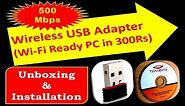 500M Mini Wireless USB Adapter #TERABYTE: Unboxing & Installation
