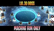 Alien Creeps Lvl 30 Boss with Machine Gun Only | Alien Creeps Walkthrough 3 Stars Gameplay