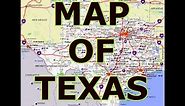 map of TEXAS [ with facts ]