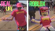DANCES ROBLOX VS REAL LIFE !!!