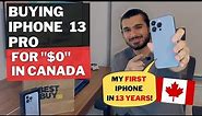 Buying iPhone in Canada | iPhone for $0 Canada | International Students buying iPhone | Canada Vlogs