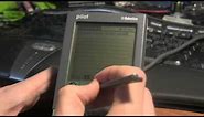 Palm Pilot 5000 - graffiti writing speed test