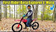 First Ride: 2024 Beta Explorer E-Moto Bike!