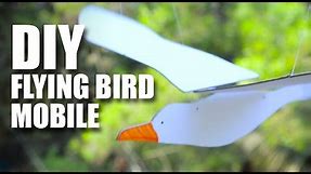 How to make a DIY Flying Bird Mobile