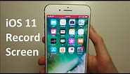 How to Record Screen on iPhone 7!