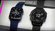 Garmin Fenix 6 vs Apple Watch Series 6 // An Unfair Comparison?