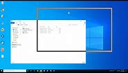 Windows 10 - Fix Dragging Window Only Has Outline or Empty Content Box | Transparent | Drag Opaque