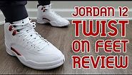 Air Jordan 12 Retro ‘Twist’ / ‘Red Metallic’ On Feet Review (CT8013 106)