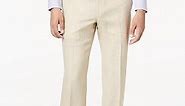 Lauren Ralph Lauren Men's Classic-Fit Solid Linen Dress Pants - Macy's