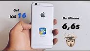 Install & Download IOS 16 on iPhone 6s || Get iOS 16 beta on iPhone 6,6s