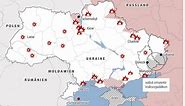 Ukraine-Konflikt: Karte zeigt, wo Russland angreift