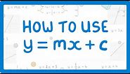 GCSE Maths - What on Earth is y = mx + c #67