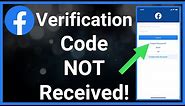 Facebook Verification Code Not Received (FIXED!)