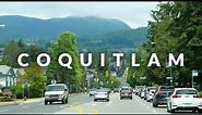 Coquitlam BC Downtown Drive 4K - British Columbia, Canada