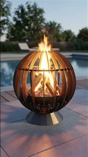 Ball Dynamic Fire Pit: Premium CNC Metal Art Design (DXF & SVG) 🔥