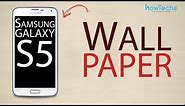 Samsung Galaxy S5 - How to change the wallpaper