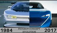 Peugeot : All Concept Cars & Prototypes Evolution (1984 -- 2017)