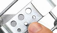 SmartSign Fence Clip (Pack of 1 Pair) - Chain Link Fence Bracket Attachment Kit, Galvanized Steel, Kit Includes (2) Fence Clips, (2) Bolts, (2) Screws and (4) Nylon Washers