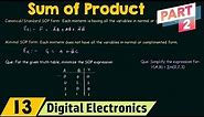 Sum of Products (Part 2) | SOP Form