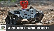 Arduino Tank Robot Project using the Devastator metal chassis!