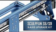 SCULPFUN S6/S9 X-axis linear guide upgrade kit | 5w