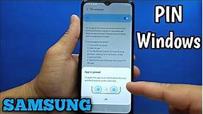 How to Enable/Disable PIN Windows on Samsung Galaxy A02 | Security Setting