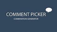 Combination Generator: Generate all random combinations & pairs