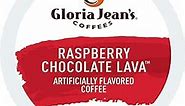 Gloria Jean's Coffees Raspberry Chocolate Lava, Single-Serve Keurig K-Cup Pods, Flavored Medium Roast Coffee, 72 Count