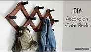 How to make a DIY Accordion Coat Rack